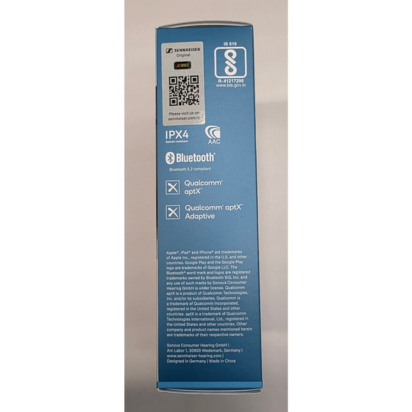 Sennheiser Wireless Earphones CX Plus True Wireless SE Matte Black 24 Hours - Picture 4 of 7